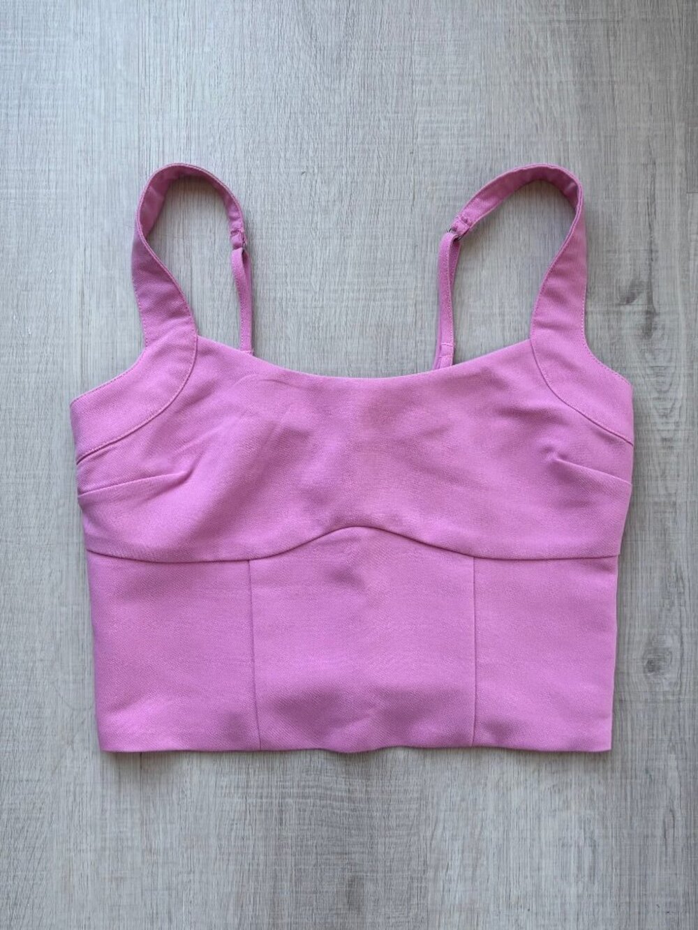 Abercrombie Cropped Sleeveless Tank - Women Small - Pink